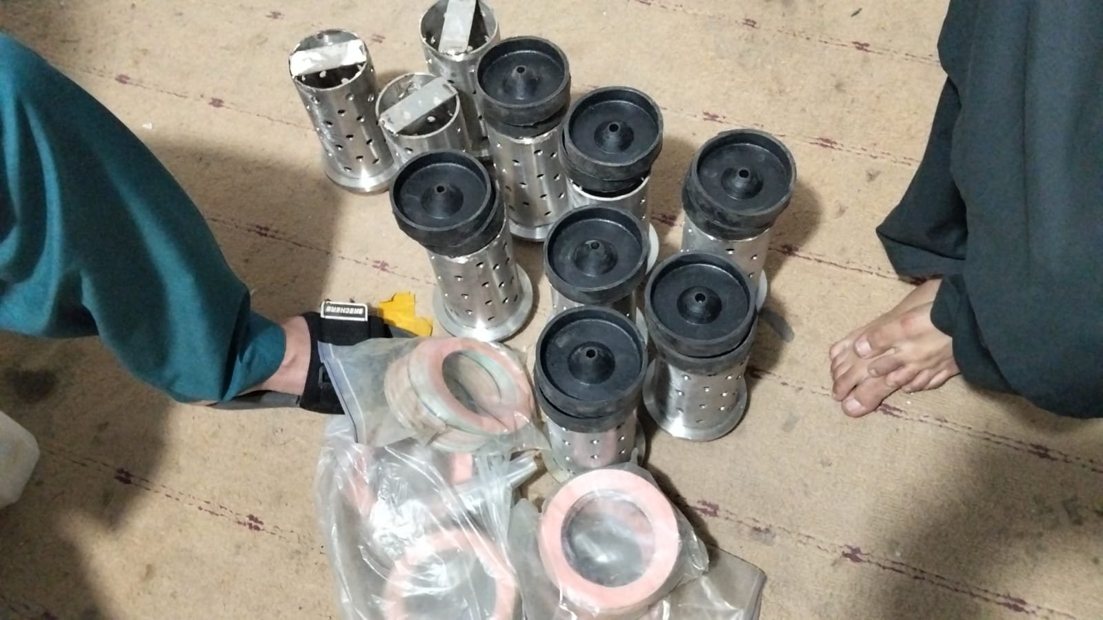 Rubber Bases manufactured by AHMAD ENGINEERING WORKS — workshop photo